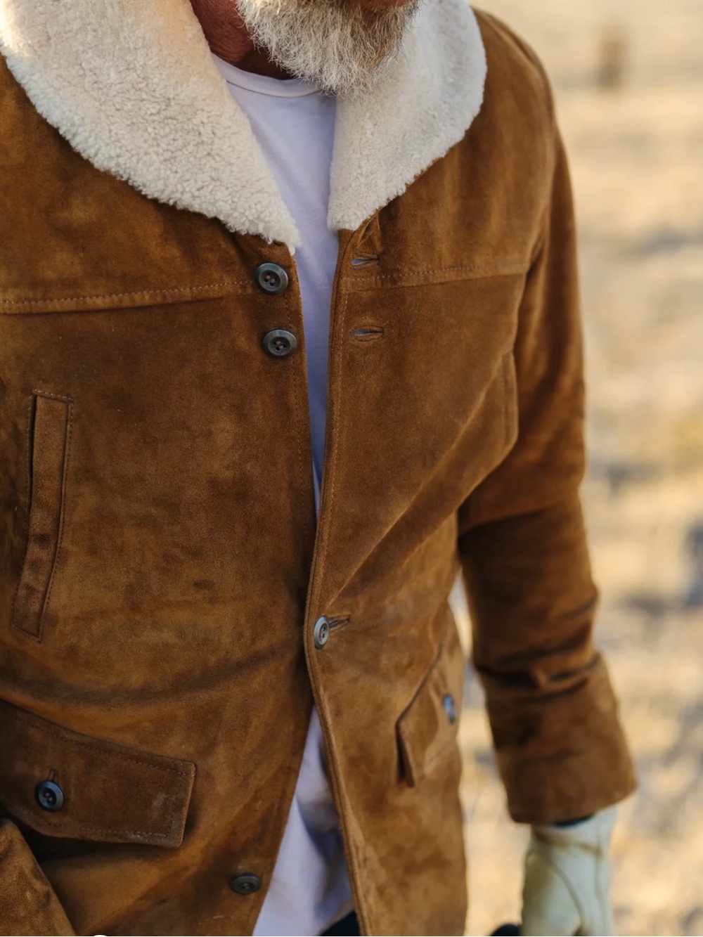 IRON & RESIN LIMITED EDITION BUFFALO SUEDE LINCOLN JACKET (BSLJ) SIZE XXL